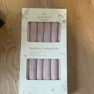 Pink Heatless Curling Rods